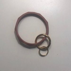 Dusty Rose Gold key chain